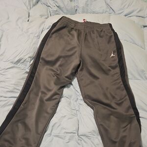 Jordan Gray and Black Sweatpants